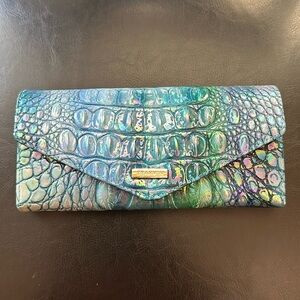 Brahmin Veronica Wallet in Blue Topaz Melbourne
